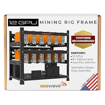 オープンフレーム PC マイニング12GPU Mining Rig Frame Amazon.com: XIANXIAN Mining Rig Frame 12 GPU, Open Air